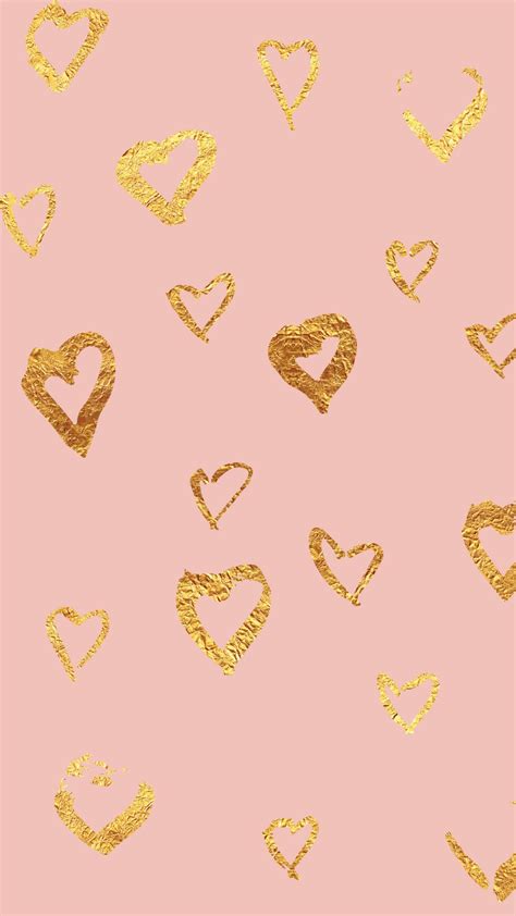 Rose Gold Heart Wallpapers Wallpaper Cave