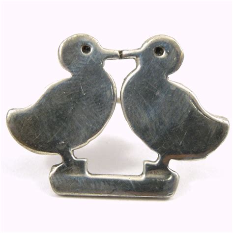 Silver Duck Pin 001 656 00005 500 Or Less Joint Venture Jewelry
