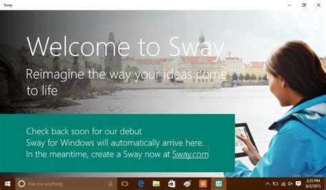 Sway For Windows 10 Updated With New Features