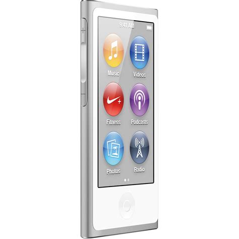 Apple 16gb Ipod Nano Silver 7th Generation Md480lla Bandh