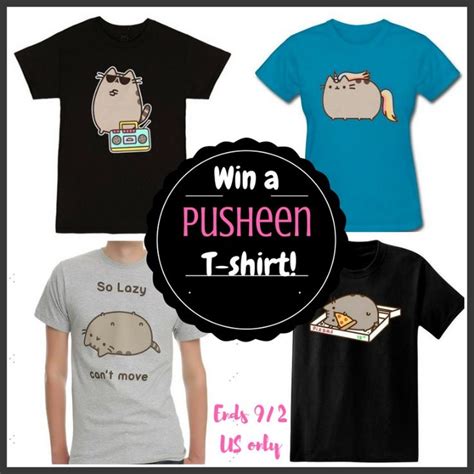 PUSHEEN T Shirt Of Choice Giveaway It S Free At Last Pusheen T