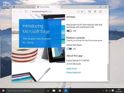 Microsoft Edge Wallpaper Free