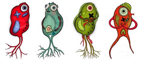 Cell Creatures Illustration Price Minty