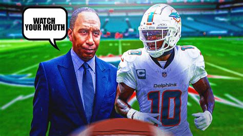 Watch Your Mouth Stephen A Smith Responds To Tyreek Hill
