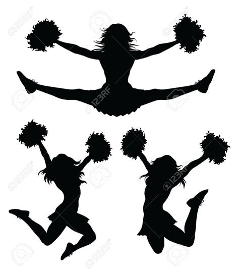 Free Cheerleader Clipart Silhouette 20 Free Cliparts Download Images