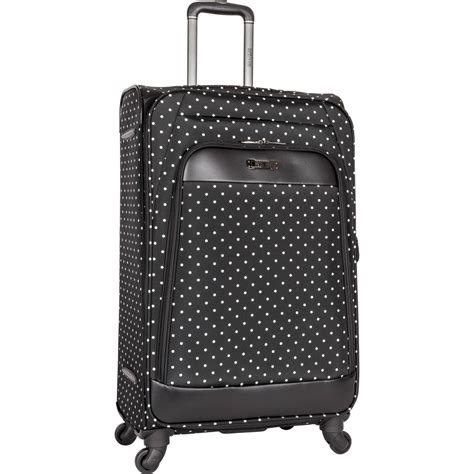 Reaction Kenneth Cole 28 In Polka Dot Expandable 4 Wheel Upright