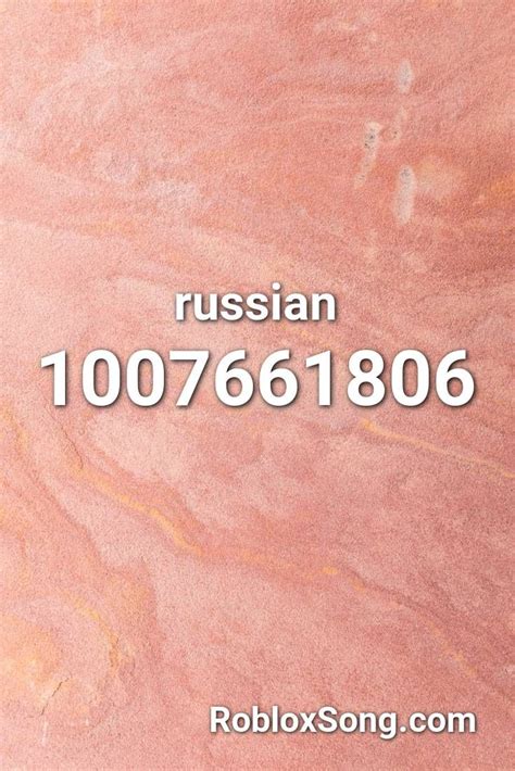 Please click the thumb up button if you like the song (rating is updated over time). Russian Roblox ID - Roblox Music Codes in 2020 | Roblox ...