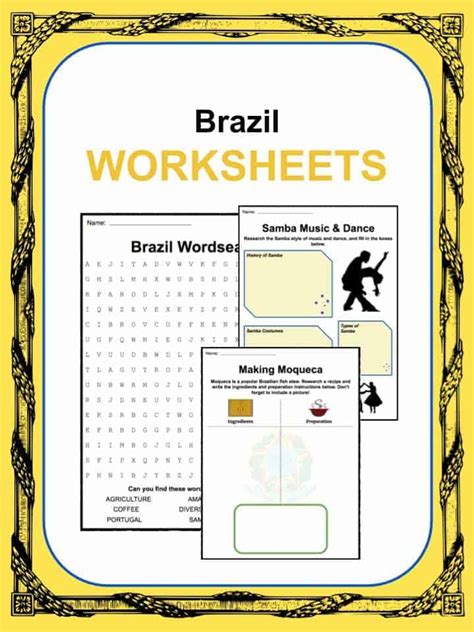 Brazil Facts Worksheets History Economy And Geography For Kids