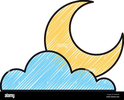 Half Cloudy Sky Stock Vector Images Alamy