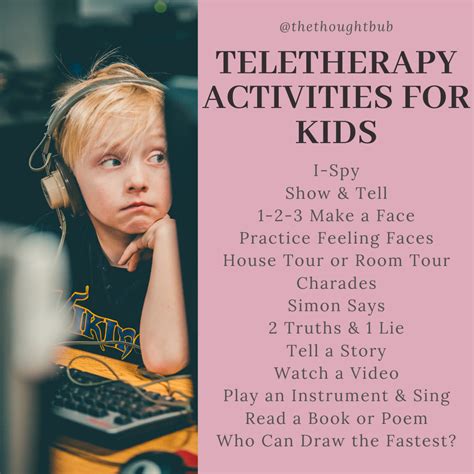 Teletherapy Activities And Games For Kids Social Work And Therapy Play