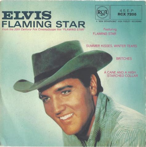 Elvis Flaming Star Summer Kisses Winter Tears Ponytail Records