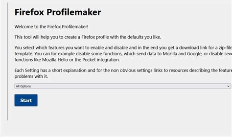 Firefox Profilemaker позволит легко получить дополнительные настройки