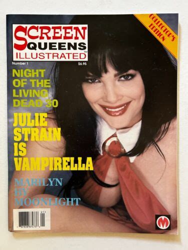 Screen Queens Illustrated 1 Magazine 1999 Julie Strain Vampirella
