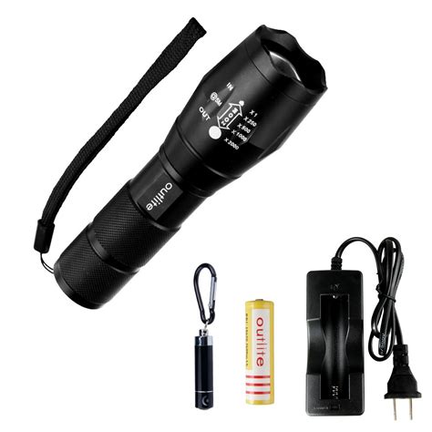 Outlite A100 900 Lumens Cree Xml T6 Led Portable Zoomable Tactical