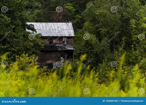 Rustic Abandoned House Appalachian Mountains Maryland Stock Photo