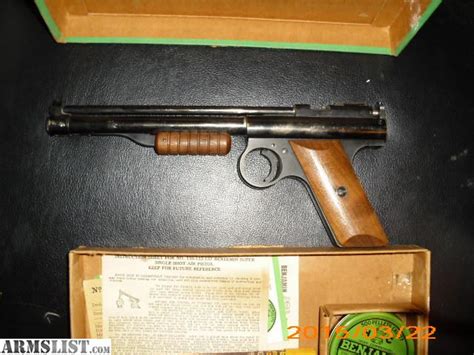 Armslist For Sale Benjamin Model 137 Target Pistol From The Early 1960s
