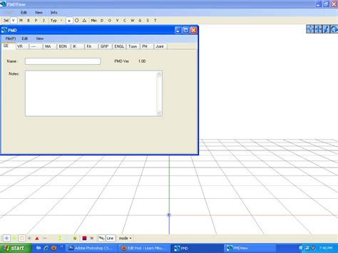 This is a minor release. PMD Editor Basics, now in English - Modify Your MMD Models!