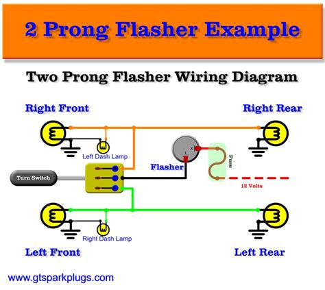 Motorcycle 2 Pin Flasher Relay Wiring Diagram Coearth