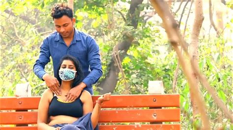 Bhabhi Body Kiss And Body Massage Prank Video Hot Sen 🔥 Full Screen