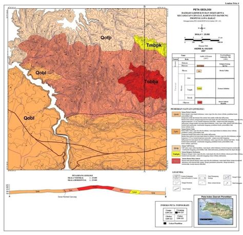 Gambar 5 Peta Geologi Daerah Sarimukti Dan Sekitarnya Analisis