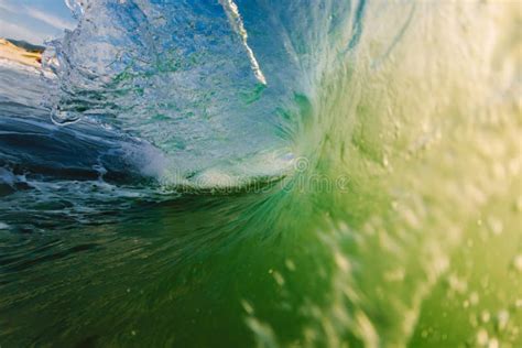 Perfect Surfing Swell Breaking In Atlantic Ocean Stock Photo Image Of