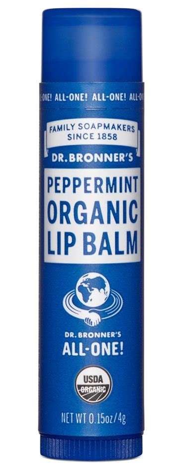 Dr Bronners Peppermint Organic Lip Balm G Natural Health Products