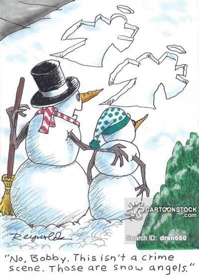 Snow Angels Cartoons And Comics Funny Christmas Images Christmas