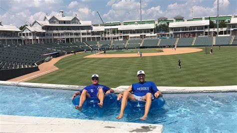 Swish41 Is The First To Float In The Dr Pepper Ballpark Lazy River