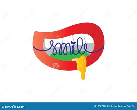The Word Of Smile Logo Stock Illustration Illustration Of Lettering