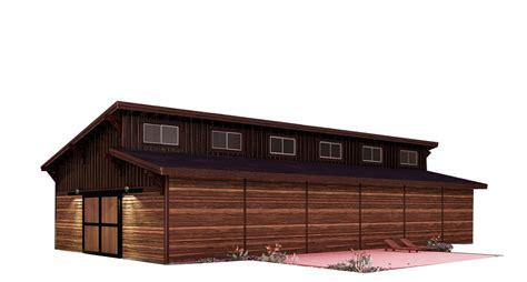 Brightwood Barn Kit Clerestory Horse Barn Kit Dc Structures
