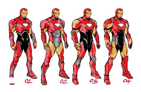 Iron Man Unused Concept Art For Tonys New Armor In Tony Stark Iron