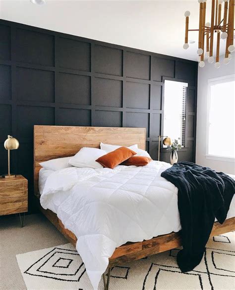 20 Wood Panel Wall Bedroom Decoomo