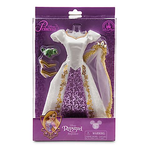 Walt Disney Parks Exclusive Tangled Princess Rapunzel Doll Costume Set