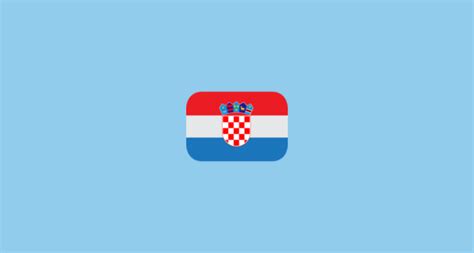 Free croatia flag emoji icons in various ui design styles for web and mobile. 🇭🇷 Flag: Croatia Emoji on JoyPixels 1.0