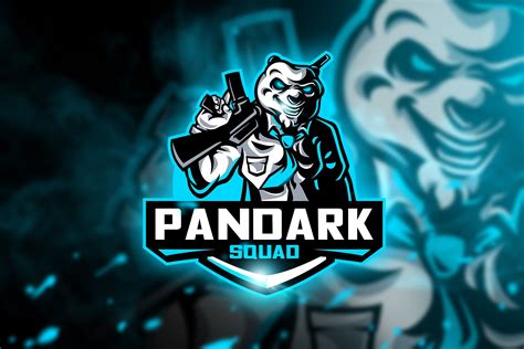 Pandark Squad Mascot And Esport Logo Logo Keren Hewan Desain Logo