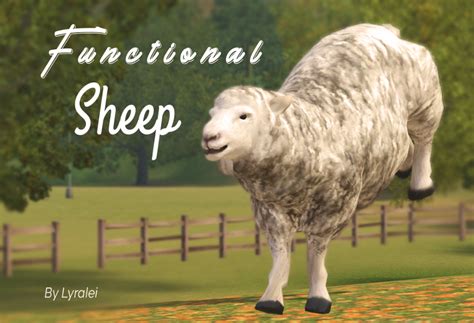 Mod The Sims Functional Sheep Look A Living Sheep V10 Sims 4
