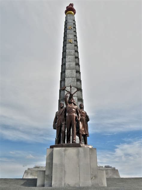 Democratic People S Republic Of Korea The Juche Tower Is A Monument In
