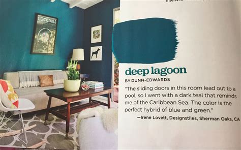 Deep Lagoon By Dunn Edwards Accent Wall Colors Bedroom