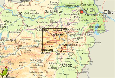 Map Of Austria Spielberg Maps Of The World