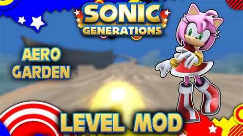 Sonic Generations Aero Garden Level Mod As Amy Rose Youtube