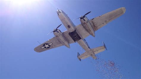 Palm canyon, andreas canyon, and more! Memorial Day flower drop at Palm Springs Air Museum