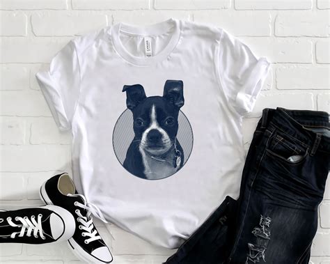 Dog T Shirt Dog Shirt Pet Face T Shirt Personalized Etsy