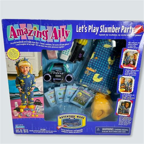 Купить Удивительная Ally Playmates Toys 1999 Playmates Amazing Ally Let S Play Slumber Party