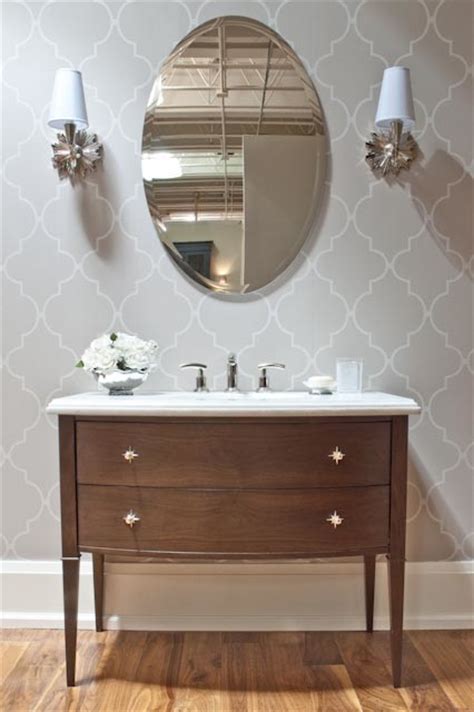 Demi Lune Transitional Bathroom Vanities And Sink Consoles