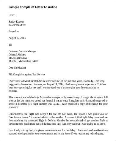 The following is a sample of a complaint letter. FREE 23+ Complaint Letter Templates in PDF