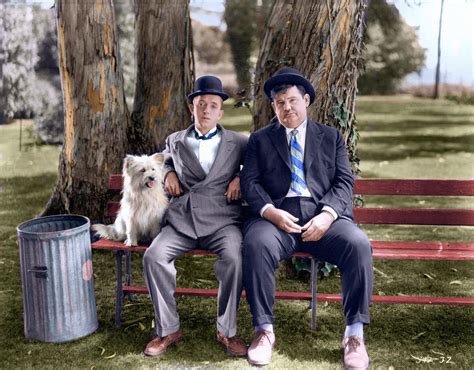 Pin On Laurel And Hardy In Color