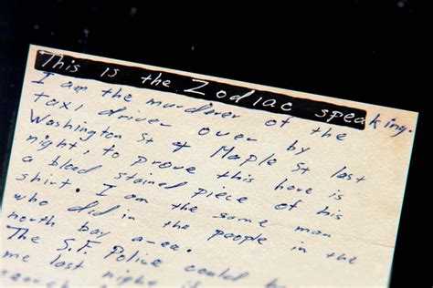 The Zodiac Killer Letters Ciphers Everything To Know Crime News
