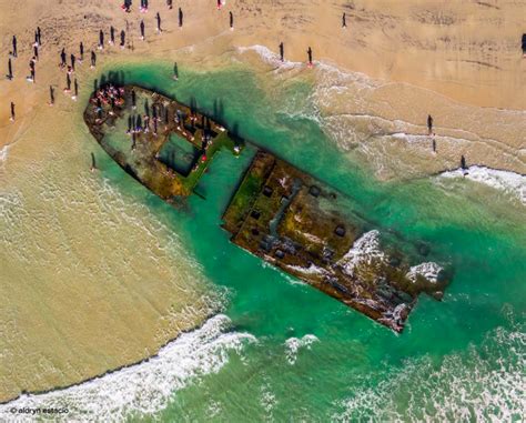 The Amazing Shipwreck At Coronado Beach Is Exposed For A Short Time