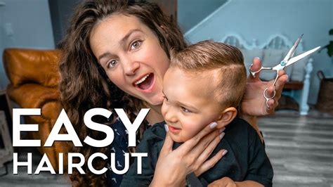 How To Cut Boys Hair At Home Easy Boys Haircut Tutorial 💇‍♂️ Youtube