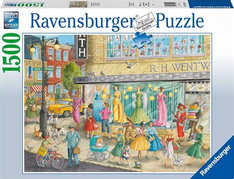 Ravensburger 16459 Sidewalk Fashion 1500 Piece Jigsaw Puzzle For Adults
